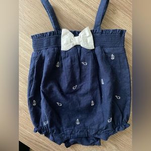 Janie & Jack Nautical Romper
